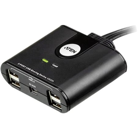Aten 2-Port Usb 2.0 Share Hub For 4 Computers US224